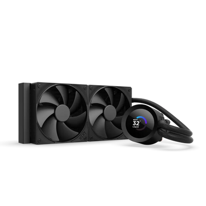 NZXT Kraken Plus 240 240mm AIO Liquid Cooler with 1.54-inch LCD