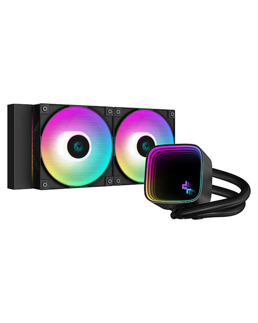 Deepcool LS520 SE 240mm ARGB All in one CPU Liquid Cooler - Black