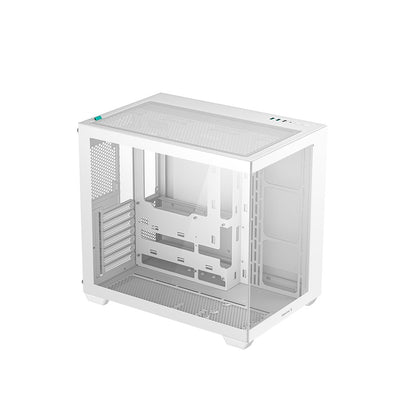 DeepCool CG530 Tempered Glass without Fan ATX Mid Tower Cabinet-White