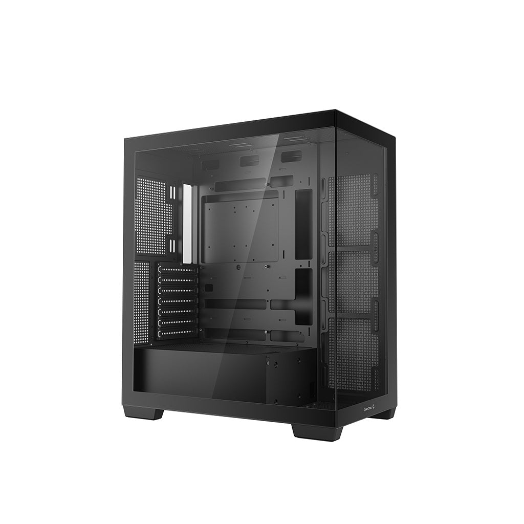 DeepCool CG580 Tempered Glass without Fan ATX Mid Tower Cabinet-Black