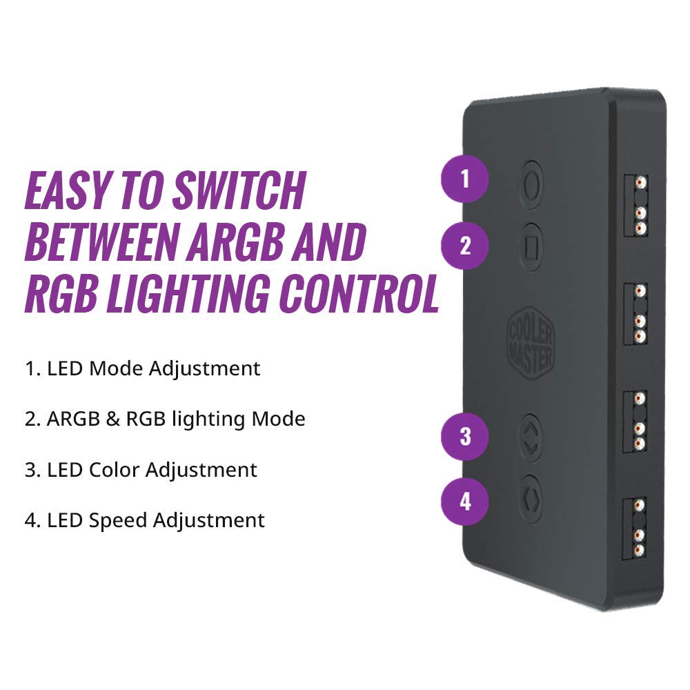 [RePacked] Cooler Master Wired ARGB Controller with Thermal Monitoring