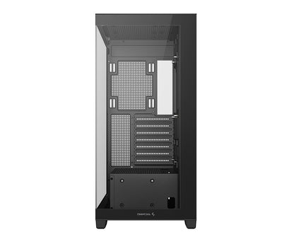 DeepCool CG580 Tempered Glass without Fan ATX Mid Tower Cabinet-Black