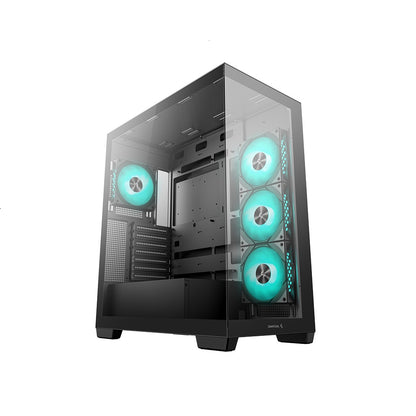DeepCool CG580 4F Tempered Glass ATX Mid Tower Cabinet-Black