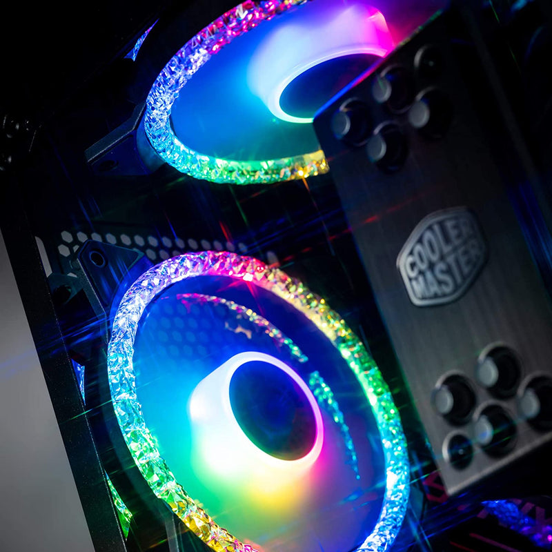 [RePacked] Cooler Master MasterFan MF120 Prismatic 3in1 Pack ARGB CPU Case Fan with Wired Controller