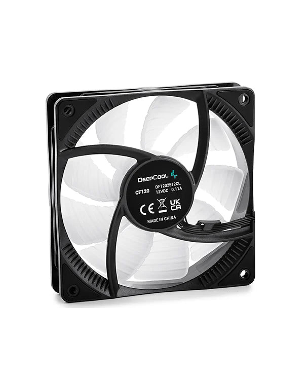 Deepcool CF120 BK MB Controlled 120mm ARGB LED Case Fan/Cooler - Black