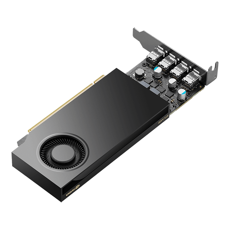 PNY NVIDIA RTX A400 4GB GDDR6 64-Bit Professional Graphics Card- tpstech.in