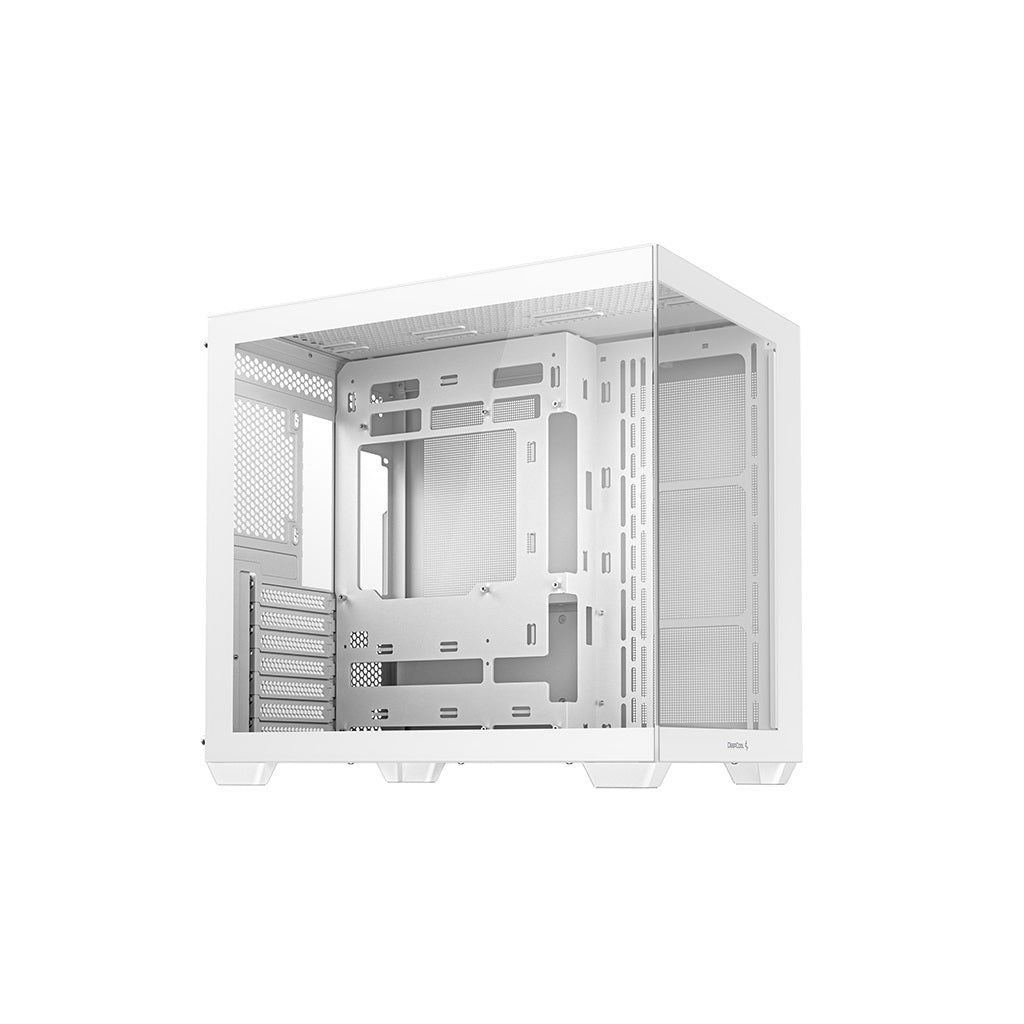 DeepCool CG530 Tempered Glass without Fan ATX Mid Tower Cabinet-White