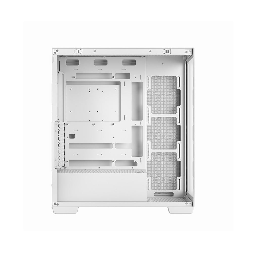 DeepCool CG580 Tempered Glass without Fan ATX Mid Tower Cabinet-White