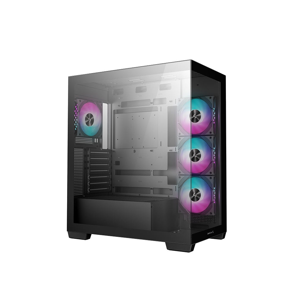 DeepCool CG580 4F Tempered Glass ATX Mid Tower Cabinet-Black