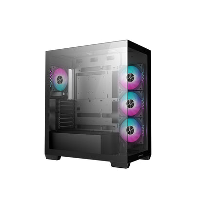 DeepCool CG580 4F Tempered Glass ATX Mid Tower Cabinet-Black