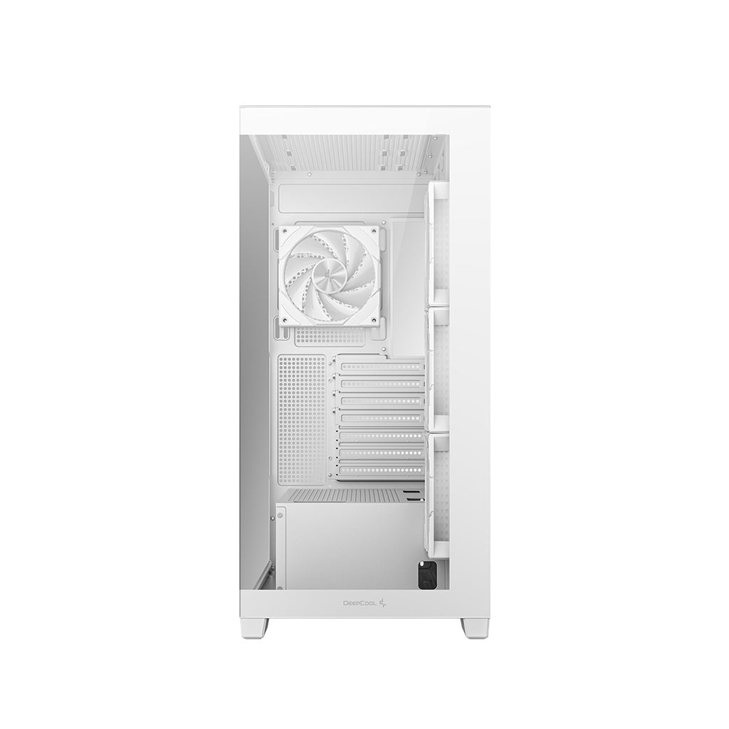 DeepCool CG580 4F Tempered Glass ATX Mid Tower Cabinet-White
