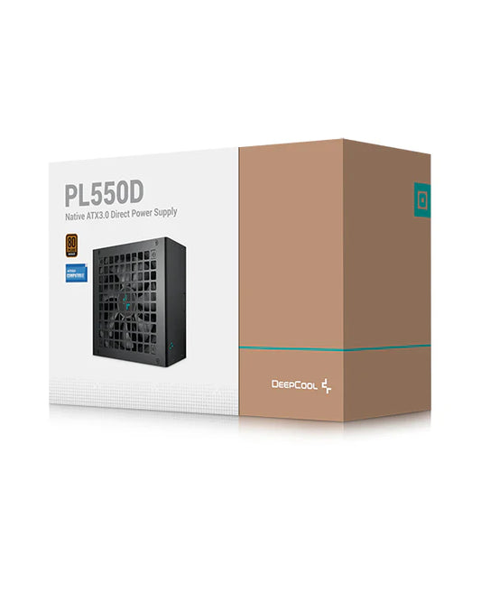DeepCool PL550D 550W 80 Plus Bronze ATX 3.0 Non-Modular Power Supply