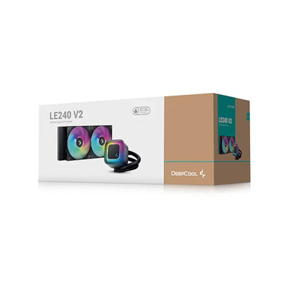 DeepCool LE240 V2 240mm A-RGB AIO CPU Liquid Cooler