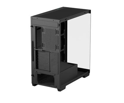 DeepCool CG580 Tempered Glass without Fan ATX Mid Tower Cabinet-Black