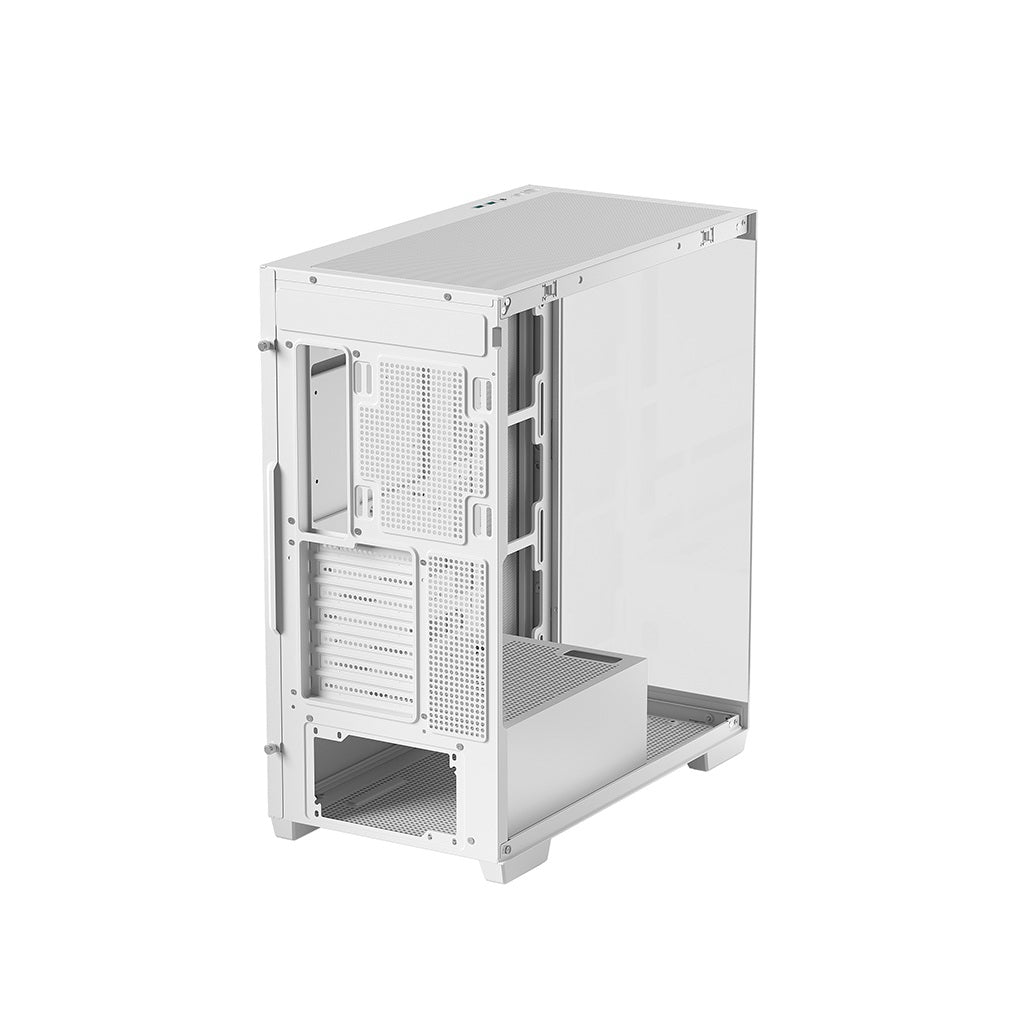DeepCool CG580 Tempered Glass without Fan ATX Mid Tower Cabinet-White