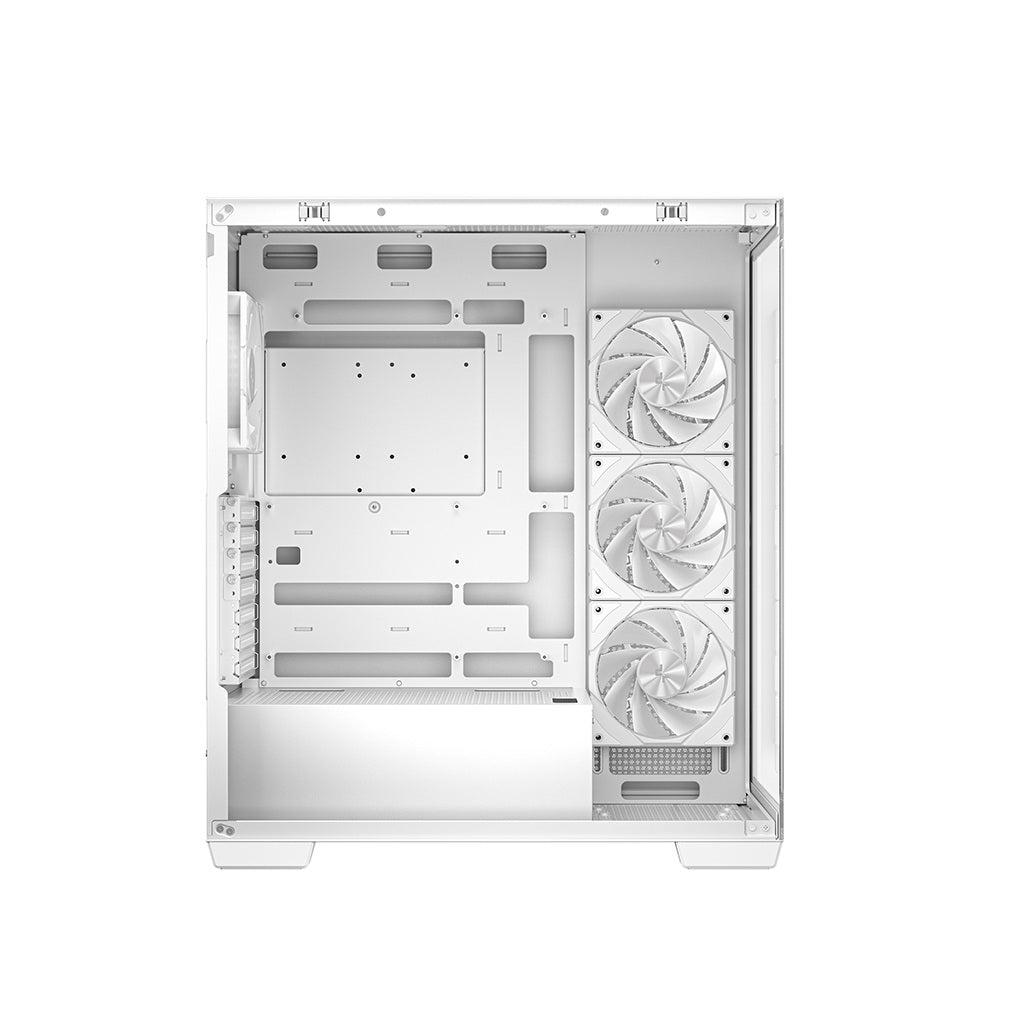 DeepCool CG580 4F Tempered Glass ATX Mid Tower Cabinet-White