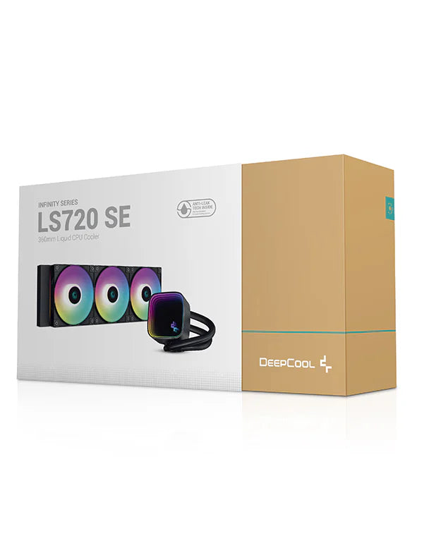 Deepcool LS720 SE 360mm ARGB All in one CPU Liquid Cooler - Black
