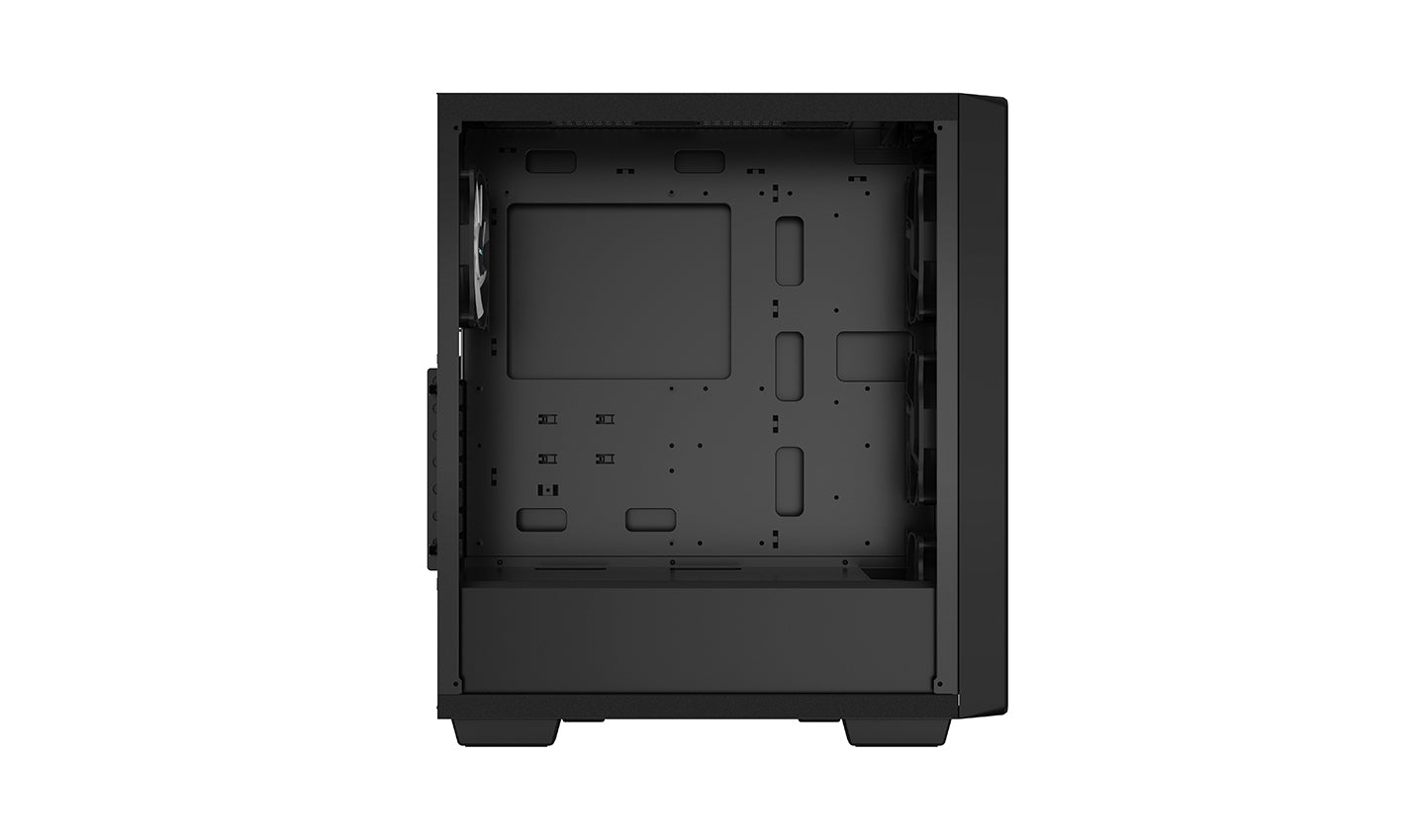 DEEPCOOL MATREXX CC560 Tempered Glass Window ATX Mid Tower Cabinet Three Pre-Installed LED Fans