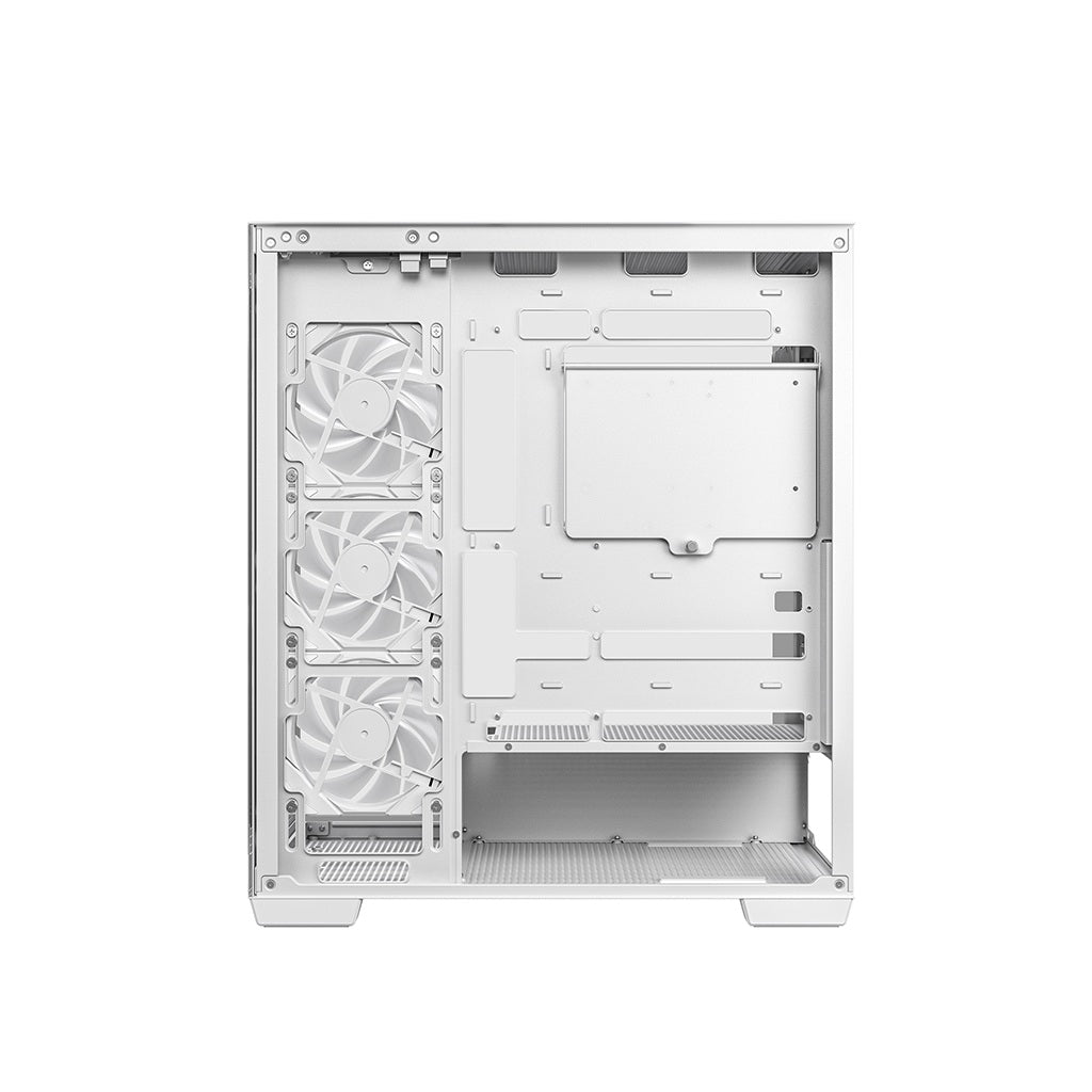 DeepCool CG580 4F Tempered Glass ATX Mid Tower Cabinet-White