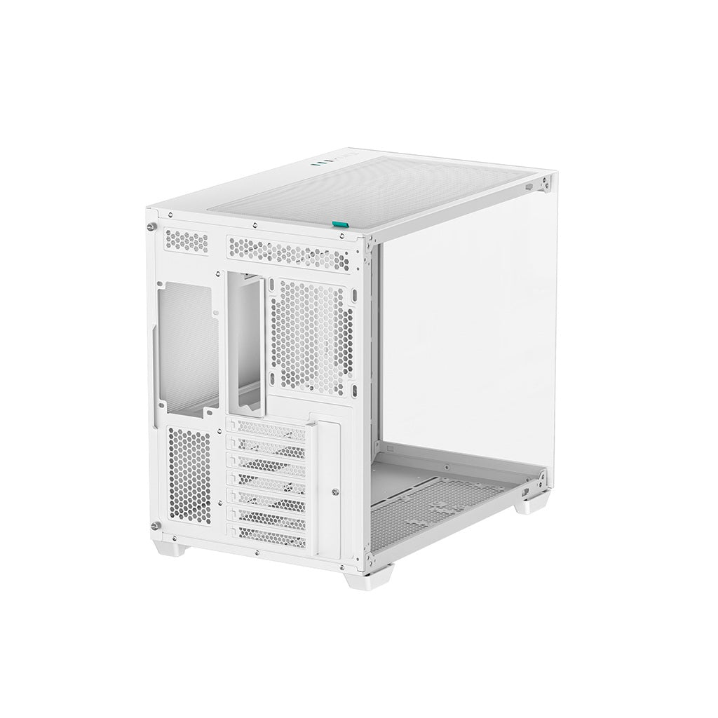 DeepCool CG530 Tempered Glass without Fan ATX Mid Tower Cabinet-White