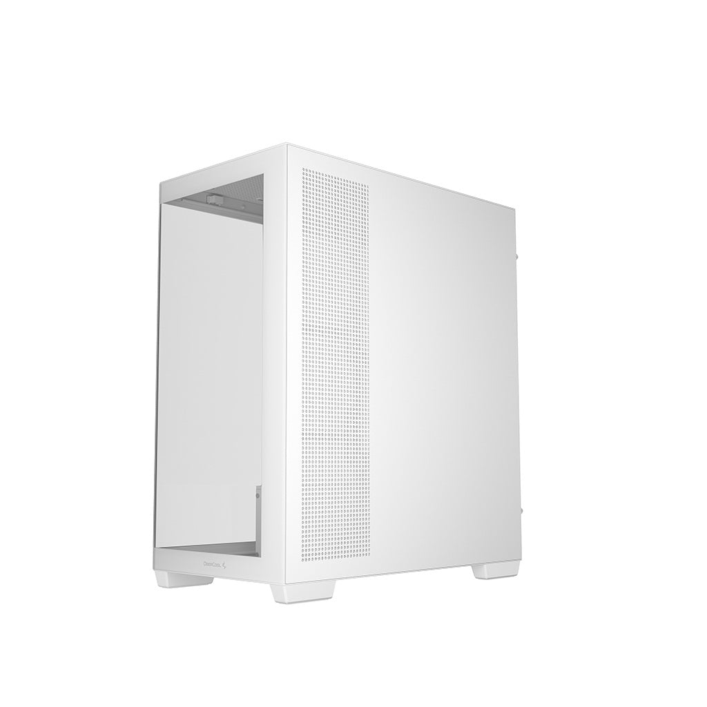 DeepCool CG580 Tempered Glass without Fan ATX Mid Tower Cabinet-White