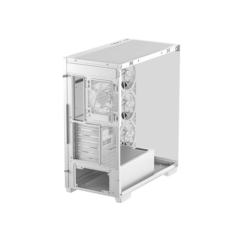 DeepCool CG580 4F Tempered Glass ATX Mid Tower Cabinet-White