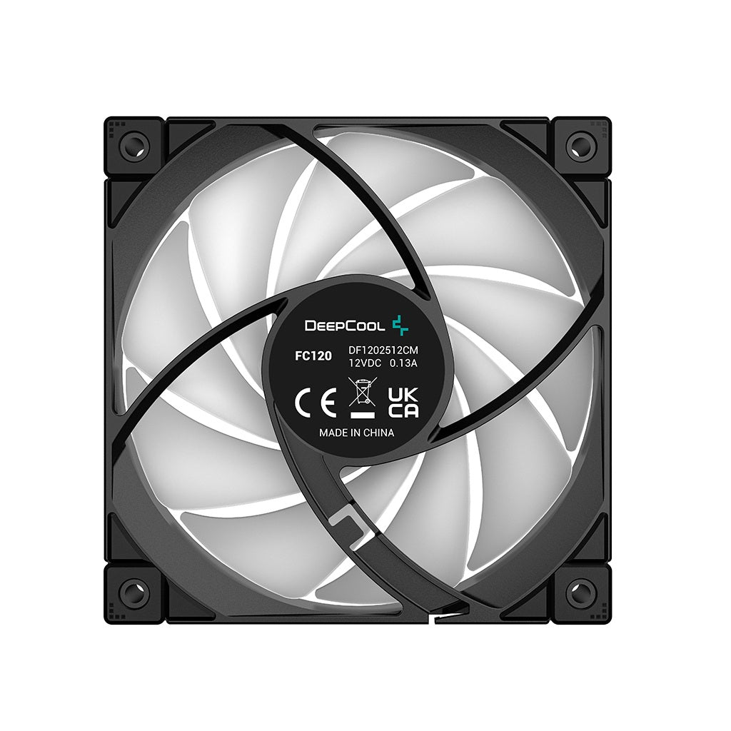 DeepCool FC120 3-IN-1 120mm RGB Case Fan-Black