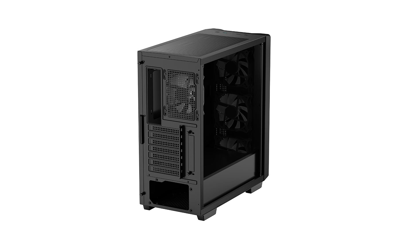 DEEPCOOL MATREXX CC560 Tempered Glass Window ATX Mid Tower Cabinet Three Pre-Installed LED Fans