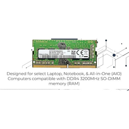 Samsung 8GB DDR4 RAM 3200MHz 1Rx8 260 PINs SODIMM Laptop Memory (Pulled Out)