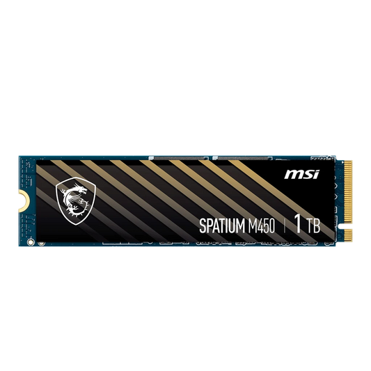 MSI SPATIUM M450 1TB PCIe 4.0 NVMe M.2 Internal SSD