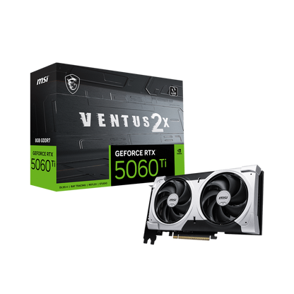 MSI GeForce RTX 5060 Ti 8G VENTUS 2X PLUS 128-Bit Graphics Card