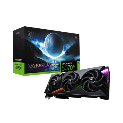 MSI GeForce RTX 5070 Ti 16G VANGUARD SOC GDDR7 Graphics Card