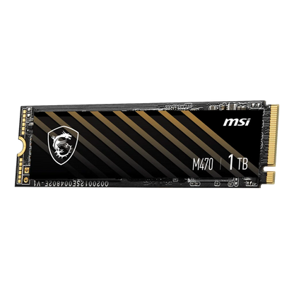 MSI SPATIUM M470 1TB PCIe 4.0 NVMe M.2 Internal SSD