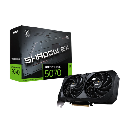 MSI GeForce RTX 5070 12G SHADOW 2X OC GDDR7 Graphics Card