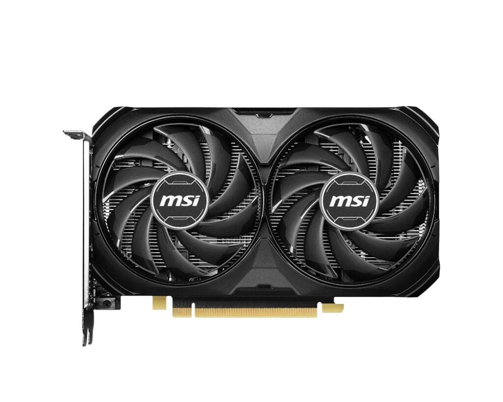 MSI GeForce RTX 4060 Ti VENTUS 2X BLACK 8G OC 128-Bit Graphics Card