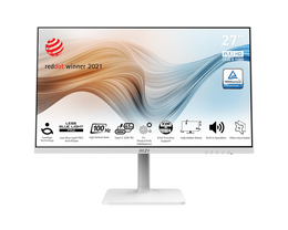 MSI Modern MD272XPW 27" FHD 100Hz 4ms IPS Built-in-Speaker Monitor-White