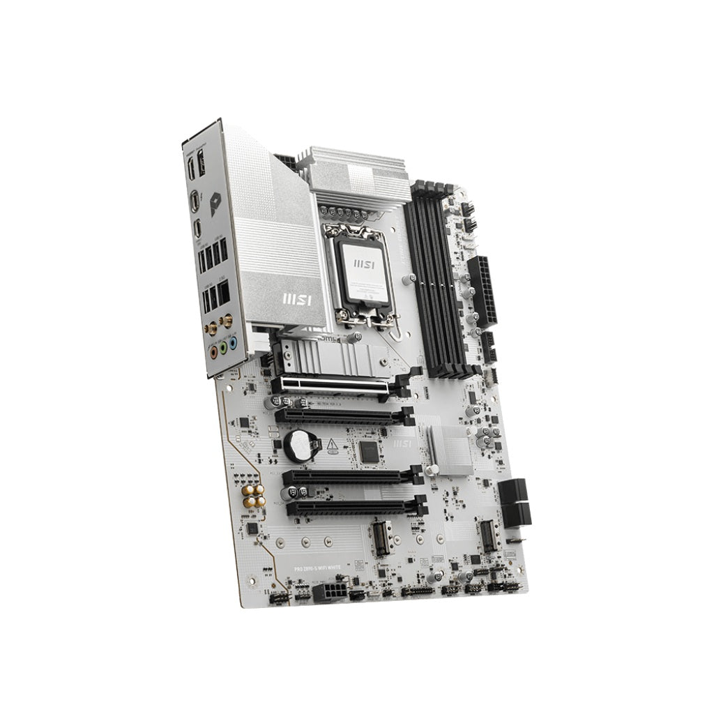 MSI PRO Z890 S Wi-Fi LGA 1851 ATX Gaming Motherboard-White