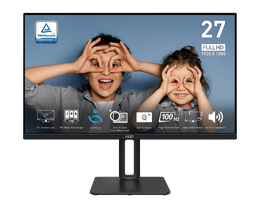 MSI PRO MP275P 27" 1080P FHD 100Hz 1ms IPS Business Monitor