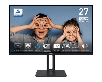 MSI PRO MP275P 27" 1080P FHD 100Hz 1ms IPS Business Monitor