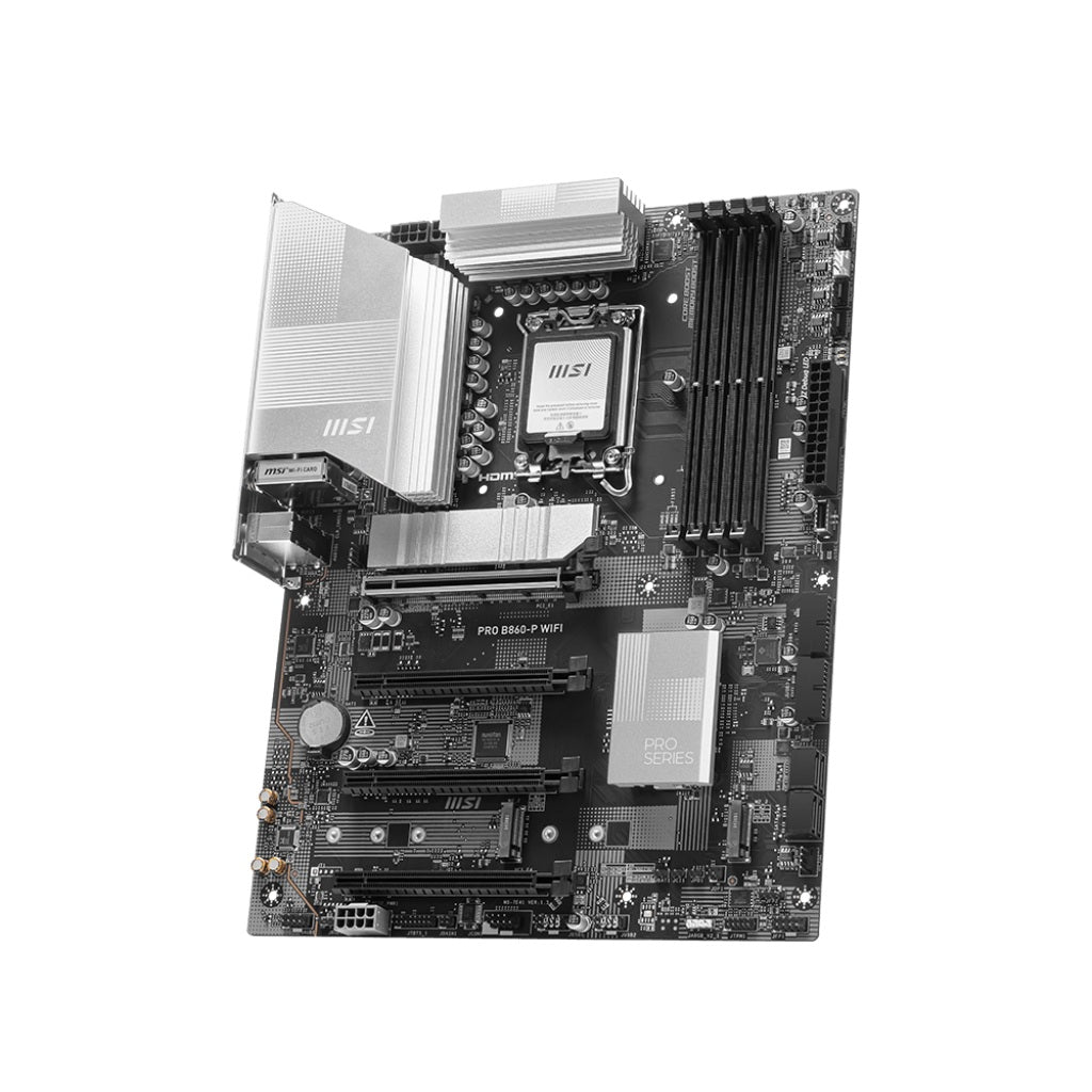 MSI Pro B860 P LGA1851 DDR5 Wi-Fi ATX Gaming Motherboard