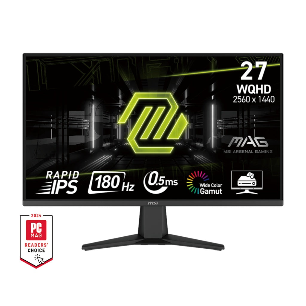 MSI MAG 275QF 27" 2K 1440p WQHD 180Hz 0.5ms IPS Gaming Monitor