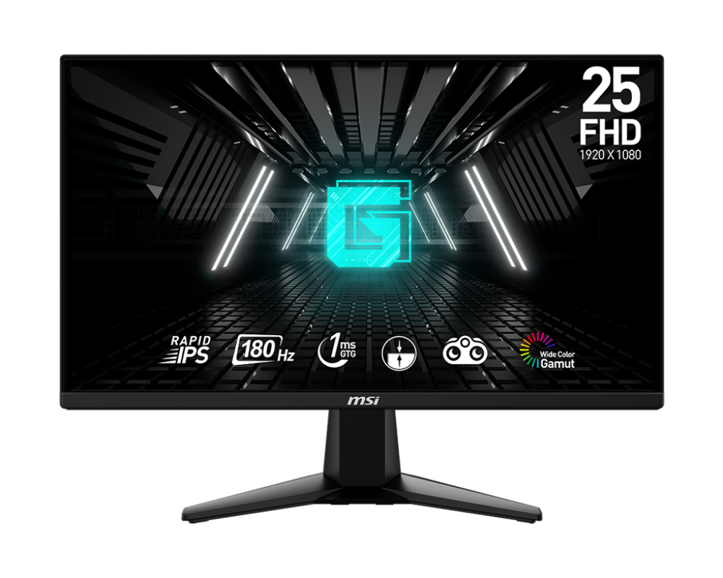 MSI G255F 25" FHD 180Hz 1ms IPS AMD FreeSync Gaming Monitor