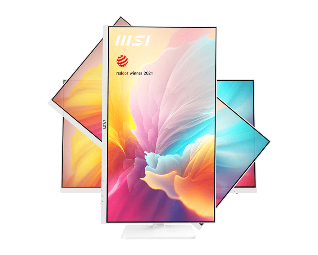 MSI Modern MD272QXPW 27" 2K WQHD 100Hz IPS Built-in-Speaker Business Monitor-White