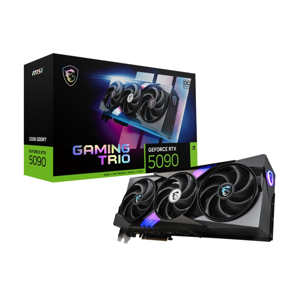 MSI GeForce RTX 5090 32G GAMING TRIO OC 32GB DDR7 Graphics Card