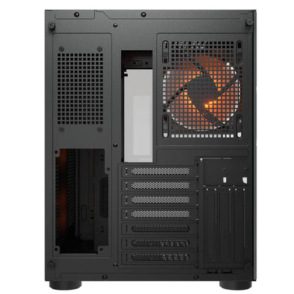 Cougar FV150 RGB Tempered Glass Mid Tower Dual-Chamber ATX Computer Case with 4 Pre-Installed ARGB Fans-  Black-tpstech.in