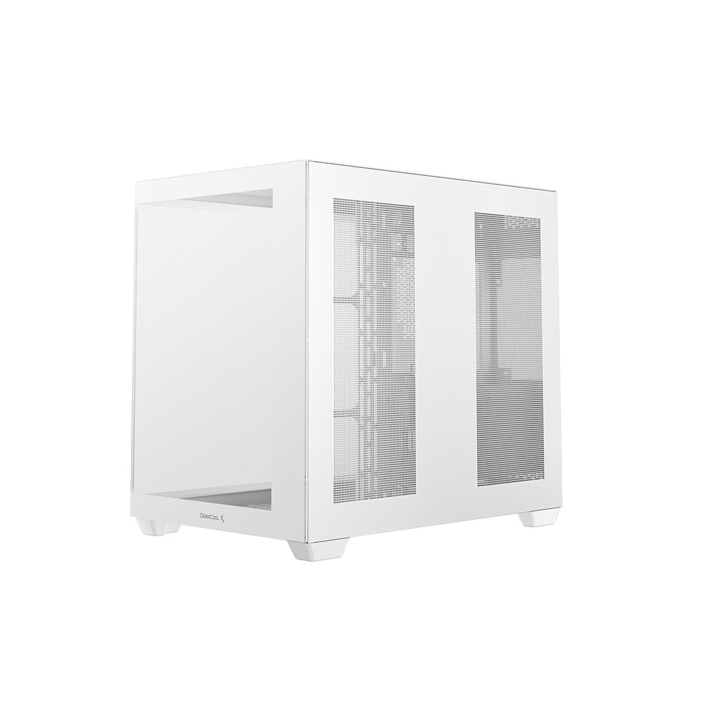 DeepCool CG530 Tempered Glass without Fan ATX Mid Tower Cabinet-White