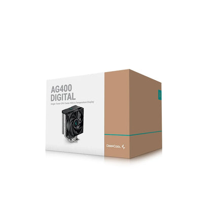DeepCool AG400 Digital 120mm CPU Air Cooler CPU Fan - Black