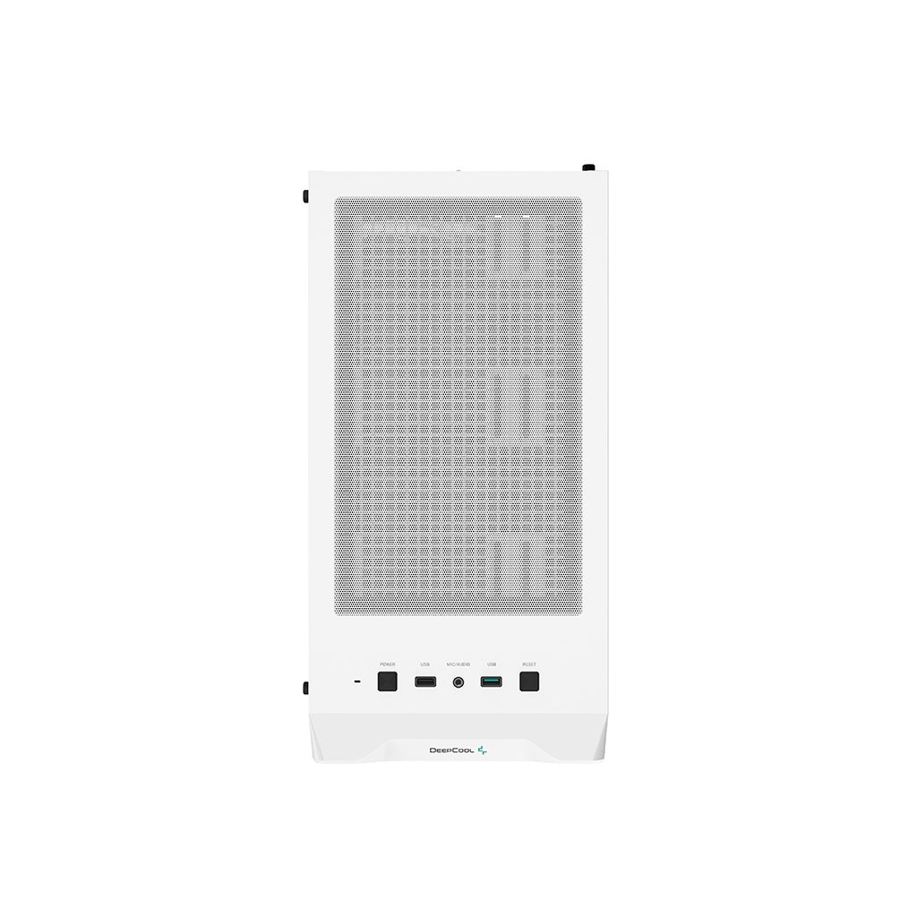 DEEPCOOL MATREXX CC560 Tempered Glass Window 4 Pre-Installed LED Fans ATX Mid Tower Cabinet-White