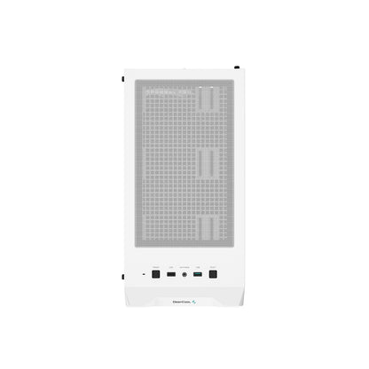 DEEPCOOL MATREXX CC560 Tempered Glass Window 4 Pre-Installed LED Fans ATX Mid Tower Cabinet-White