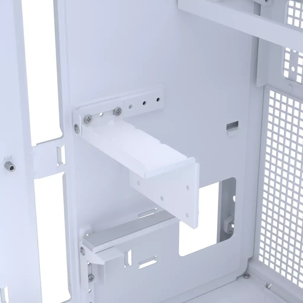 ASUS Prime AP303 Tempered Glass ATX Mid‑Tower Computer Case with 360mm Radiator Support- White-tpstech.in